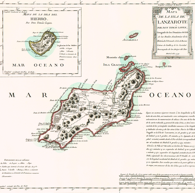 Fotografía antigua de la Villa de Teguise