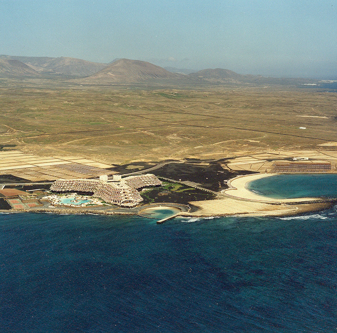 Fotografía antigua de la Villa de Teguise