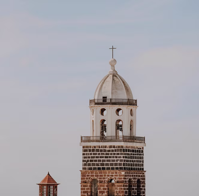 Fotografía antigua de la Villa de Teguise